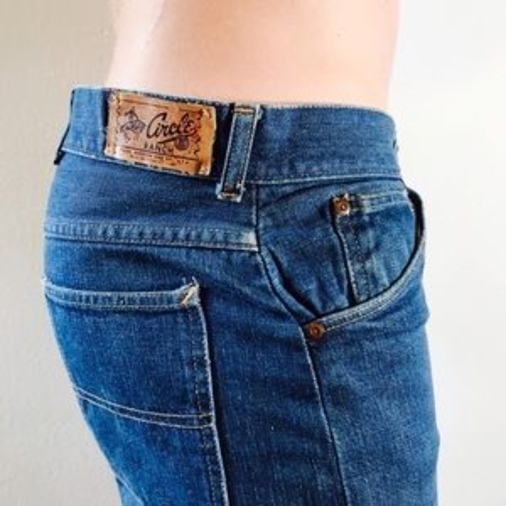 VINTAGE MENS CIRCLE RANCH SEARS BLUE JEANS 0029 - Picture 3 of 8